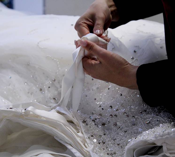 wedding dress dry cleaning near me